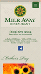 Mobile Screenshot of mileawayrestaurant.com